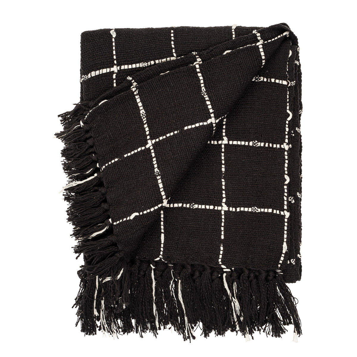 Margot Woven Throw - Black – Kleur Design